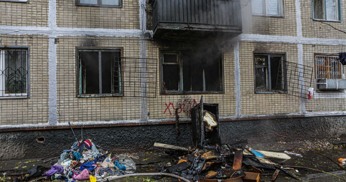 пожежа на Відрадному 5 грудня_1 / © Управление ГСЧС Киева