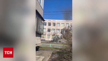 Зараз! Уламки Шахеда у Києві впали на школу - репортаж з місця подій