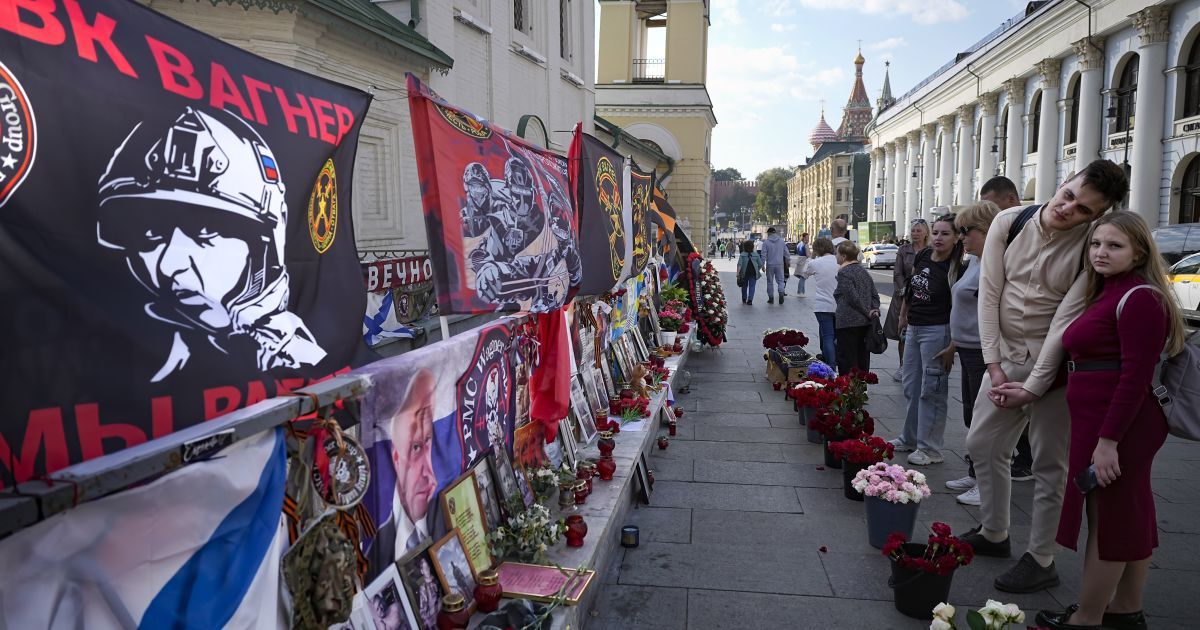 Меморіал Пригожина в Москві