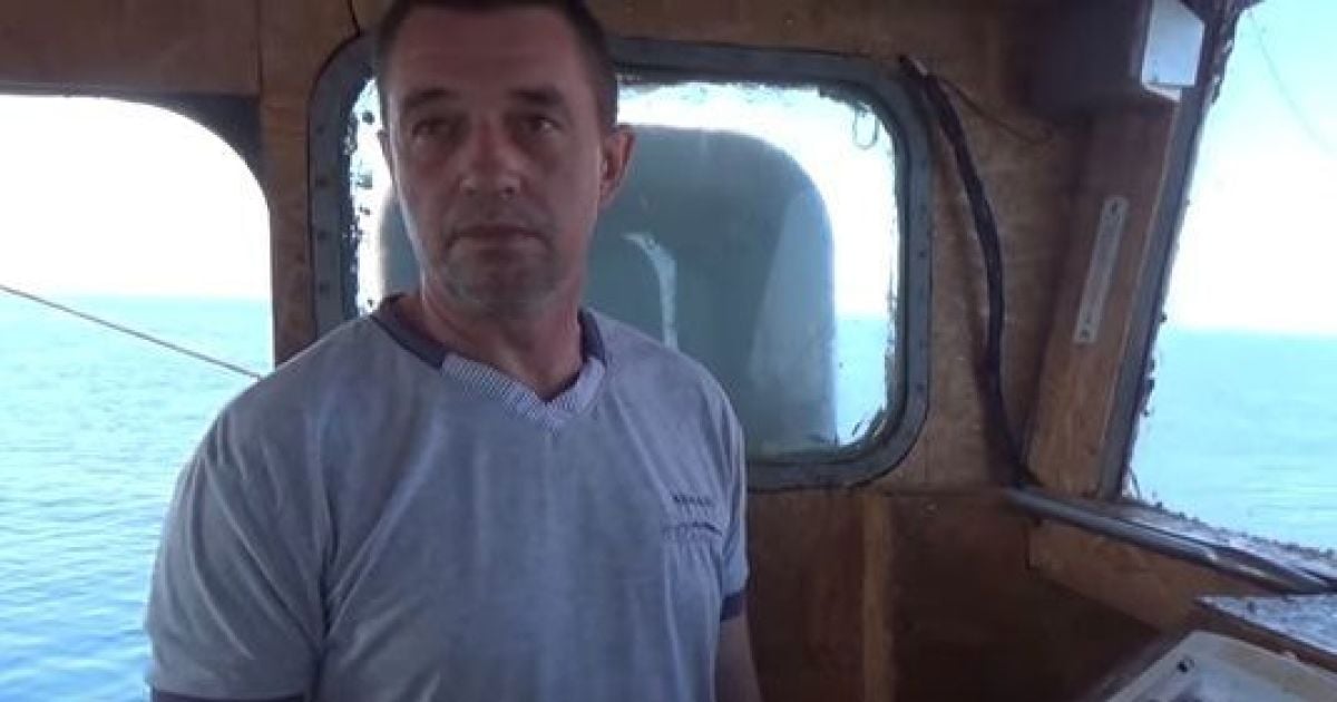 Капитан судна "ЯМК-0041" Виктор Новицкий.