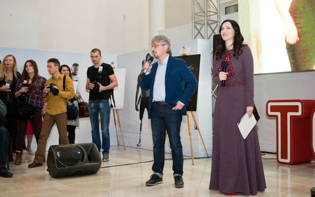 В Киеве состоялось открытие фотовыставки &laquo;Переможці&raquo; / © пресс-служба канала "1+1"
