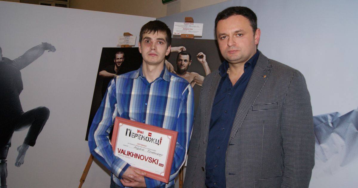 В Киеве состоялось открытие фотовыставки &laquo;Переможці&raquo; / © пресс-служба канала "1+1"