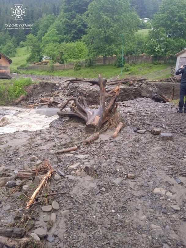 На Прикарпатті вирує негода. Фото: ДСНС