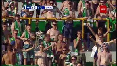 Карпаты - Сталь - 1:1. Видео гола Худобяка