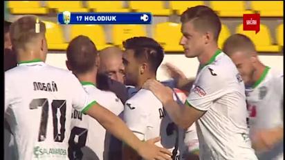 Карпаты - Сталь - 2:1. Видео гола Голодюка
