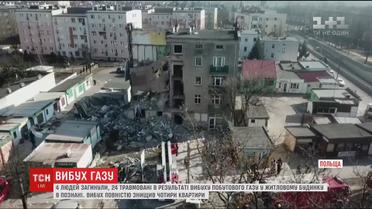 У житловому будинку Польщі стався вибух побутового газу, є загиблі