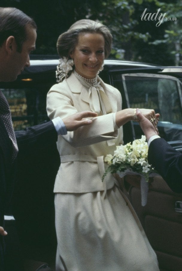 Марія Крістіна фон Рейбніц іде на своє весілля в ратушу, 1978 рік / © Getty Images