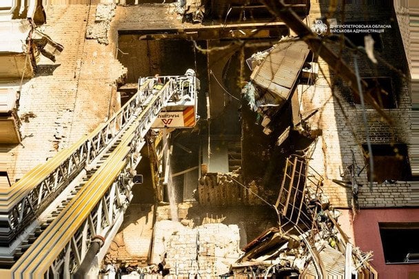 У Дніпрі різко зросла кількість поранених після атаки росіян