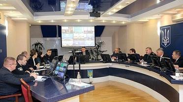 Міністр внутрішніх справ України Арсен Аваков представив тимчасово виконуючого обов’язки глави Нацполіції Вадима Трояна. _2 / © npu.gov.ua
