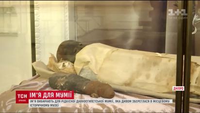 Имя для древнеегипетской мумии выбирают в Днепре