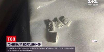 Новости Украины: в Сумах полиция ловила водителя-нарушителя, который был в наркотическом опьянении