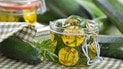 Кабачки в маринаде с чесноком