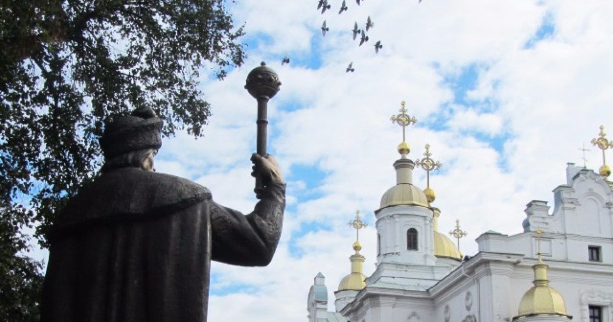 Во время презентации памятника Мазепе в Полтаве / © Полтавщина