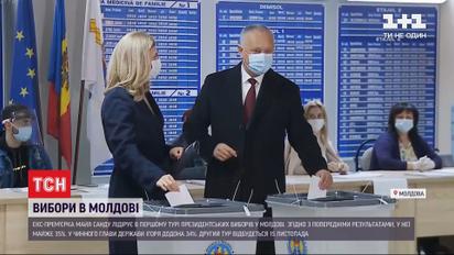 Выборы в Молдове: в первом туре лидирует экс-премьер Майя Санду
