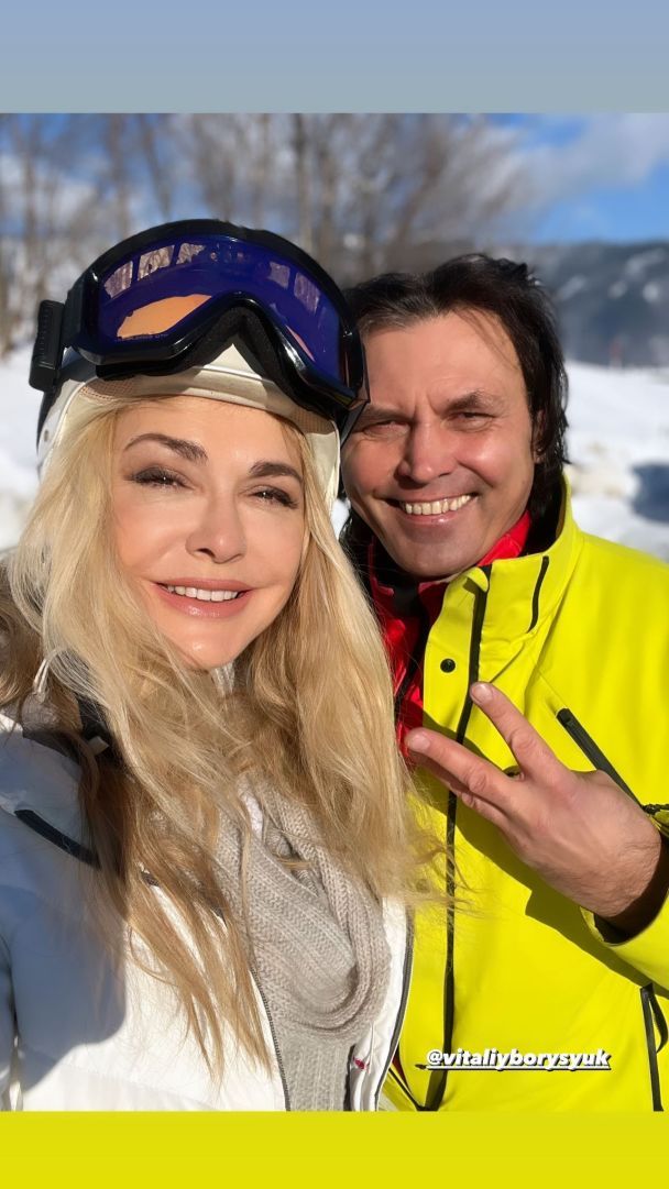 Ольга Сумська з чоловіком / © instagram.com/olgasumska