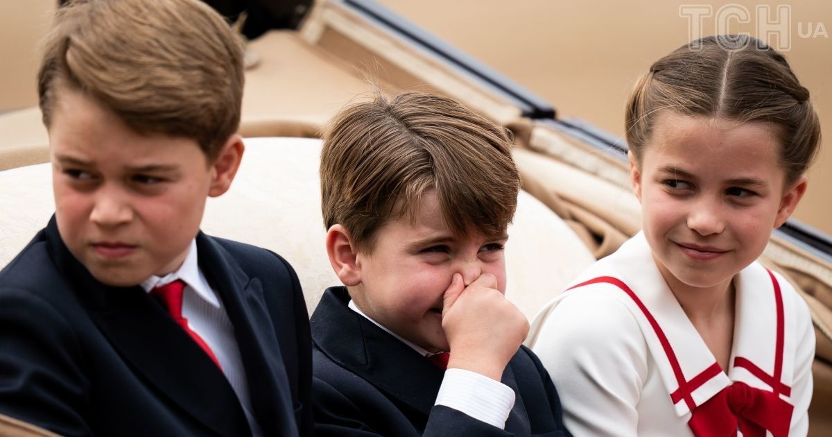 Принц Джордж, принцеса Шарлотта та принц Луї