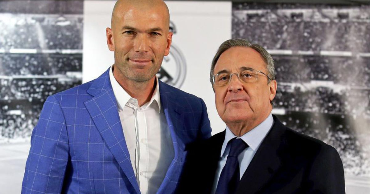 Перес дал Зидану право перекроить "Реал" по собственному усмотрению.