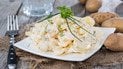 Рецепт картофельного салата со сливочной заправкой