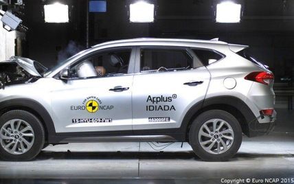 Новый Hyundai Tucson разбили на краш-тесте Euro NCAP (видео)