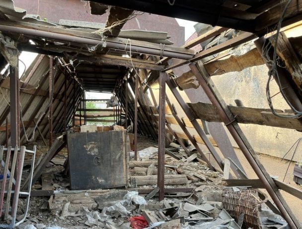 The photos of the aftermath of the attack on Nikopol, October 29, 2023