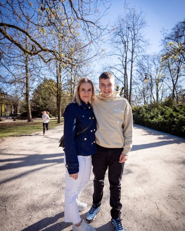 Марта Навроцька з сином/Instagram Марти Навроцької