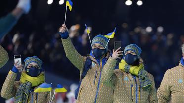 україна на церемонії відкриття олімпіади-2022 / © Associated Press