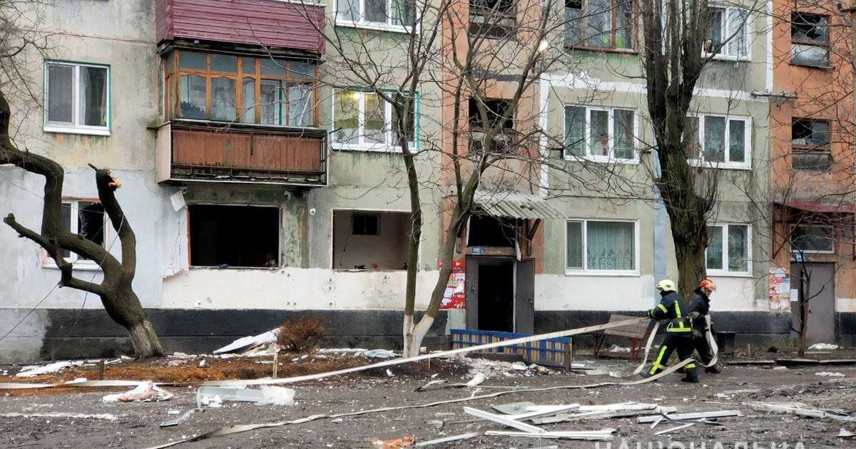 У Донецькій області вибухом газового балона повибивало вікна й травмувало людей