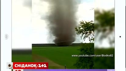 Актуальный интернет. На Тернопольщине прошел немалый смерч