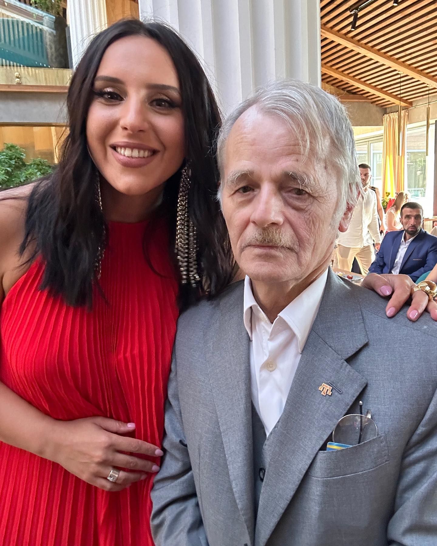 Джамала и Мустафа Джемилев / © instagram.com/jamalajaaa