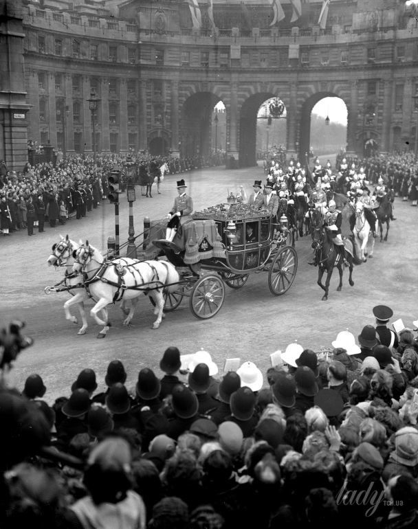 Свадьба принцессы Елизаветы II и принца Филиппа, 20 ноября 1947 год / © Getty Images