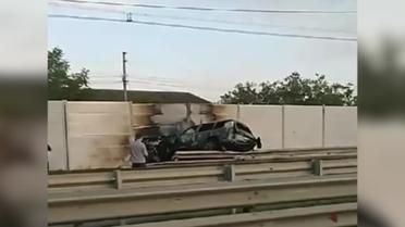 У Сімферополі вибухнула машина колаборанта з Запорізької області Єпіфанова