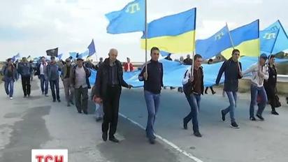 Рік блокади Криму відзначили на Херсонщині