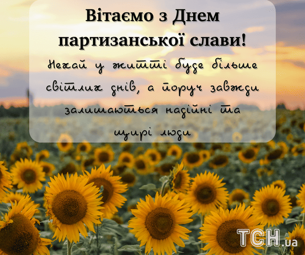Листівки з Днем партизанської слави / © ТСН