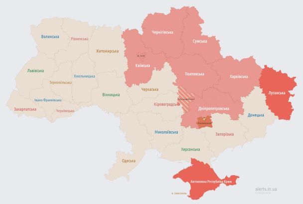 Сирени пролунали в низці областей України вночі 1 червня