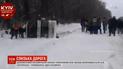 Двоповерховий автобус Київ-Москва перекинувся на Чернігівщині