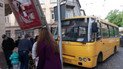 У Львові маршрутка в'їхала у рекламний борд