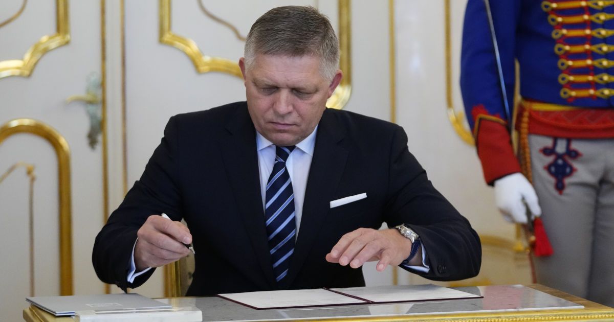 Новый премьер-министр Словакии Роберт Фицо