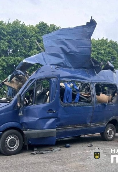 Атака на автобус в Белополье.