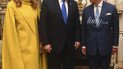 Дональд і Меланія Трампи із королем Чарльзом III