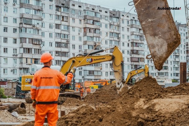 Будівництво метро на Виноградар / Фото «Автострада»