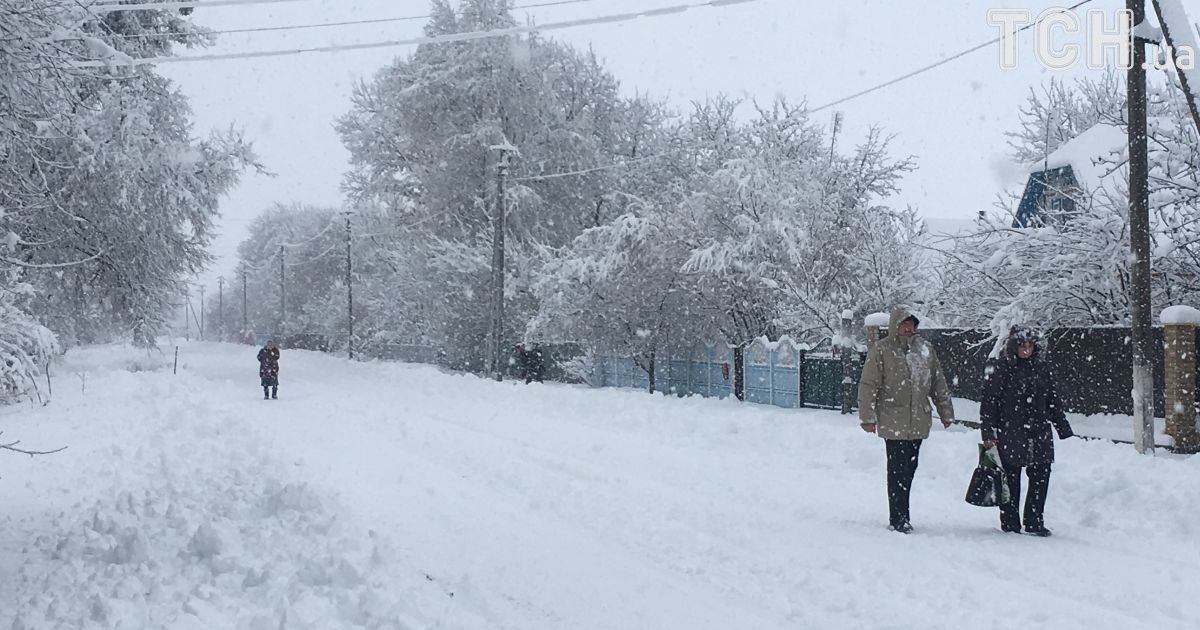 Зимова казка чи стихія. Україну почало завалювати снігом до колін