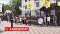 У Києві та Львові провели акції на підтримку Олега Сенцова