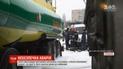 На Киевщине из-за гололеда грузовик въехал в бензовоз
