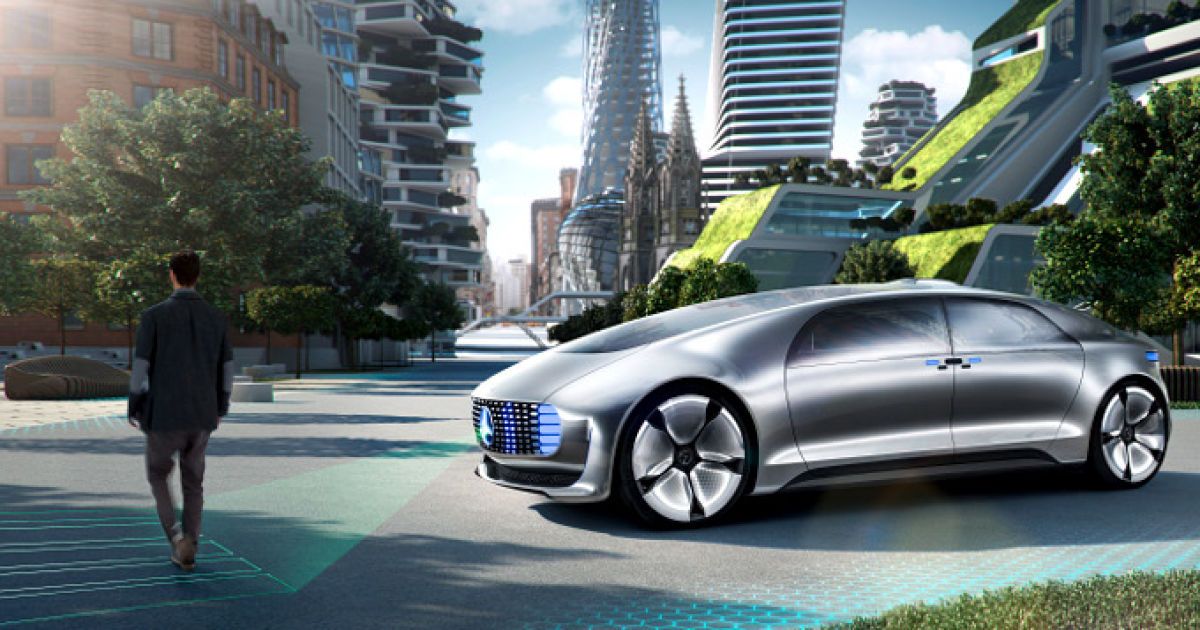 Mercedes-Benz представил мегаполис будущего (видео)
