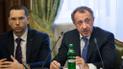Голова Ради НБУ Богдан Данилишин (праворуч) та член Ради  Віктор Козюк