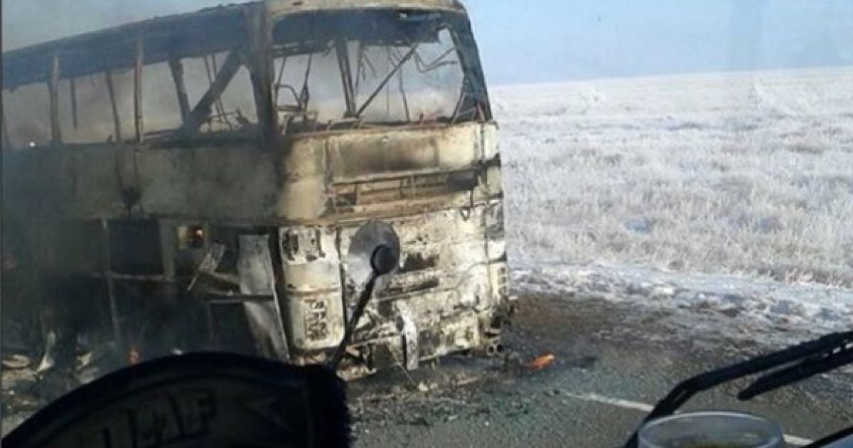 Более 50 человек погибли в пожаре в автобусе из-за газовой плиты