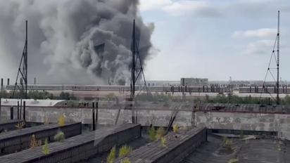 На танковом заводе в России произошел масштабный пожар