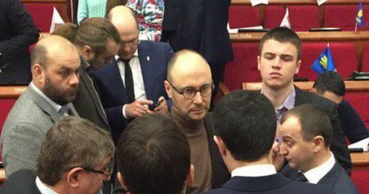 Лидер фракции "Самопомощь" в Киевсовете Сергей Гусовский