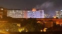 Влучання російського дрона у багатоповерхівку в Румунії