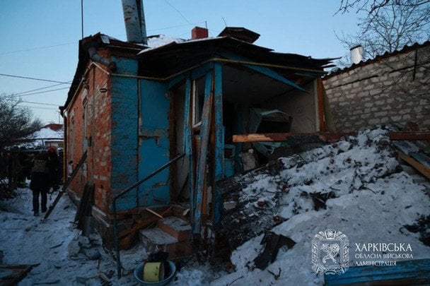 Guided aerial bomb attack on Kharkiv, January 19 / © Oleh Synehubov / © Олег Синєгубов